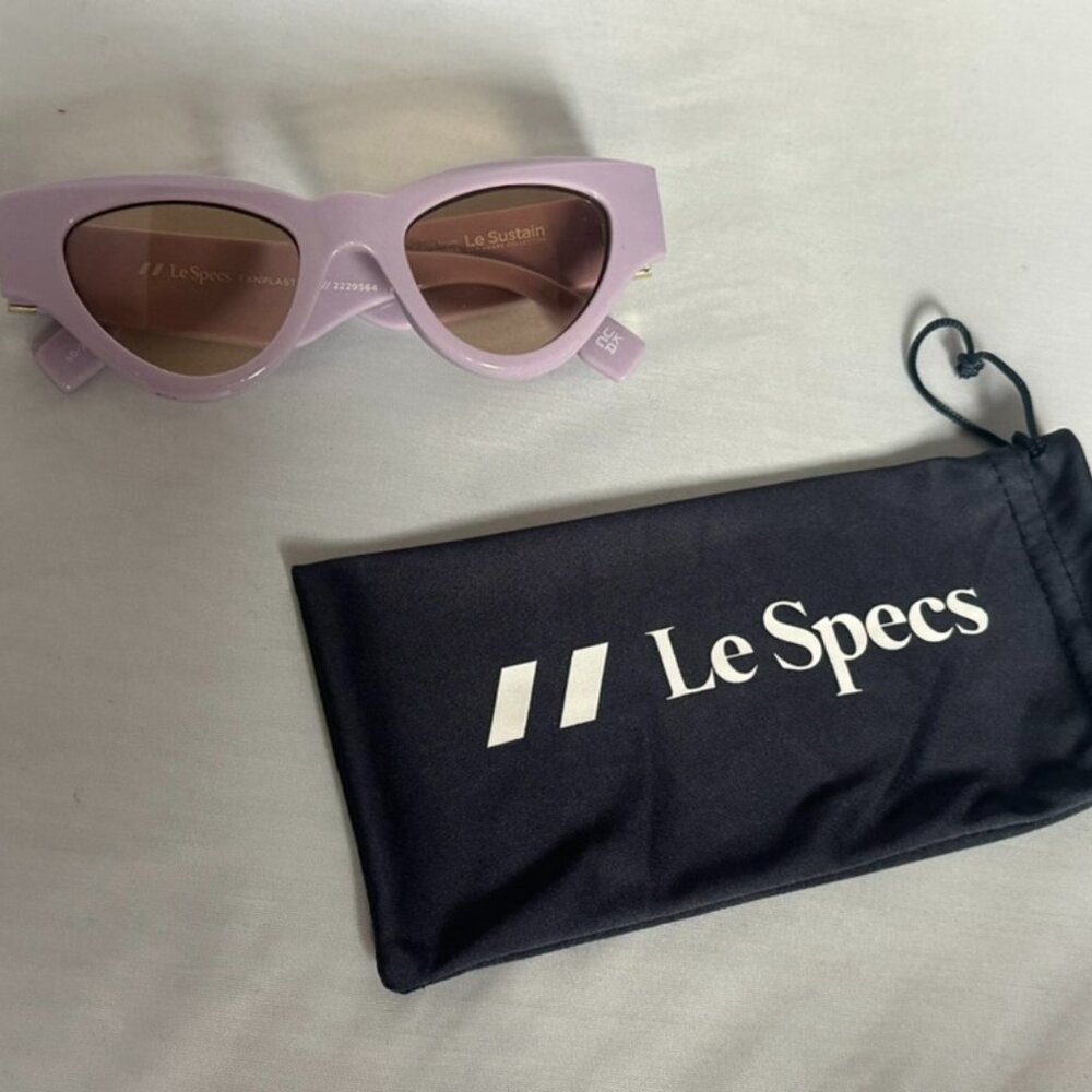 Lavender Le Specs Sunglasses - Like New (Gently Used) Excellent Condition